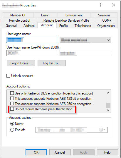 Kerberos Pre-authentication Flow